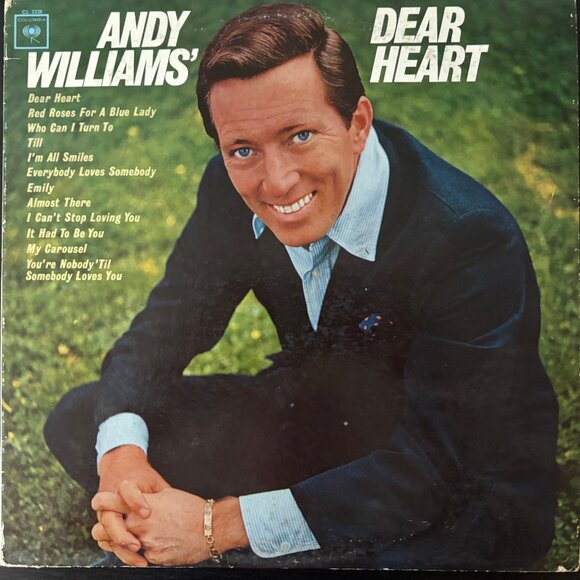 Andy Williams Dear Heart Vinyl LP Record Album - Picture 1 of 2
